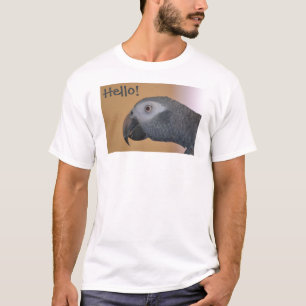 Bonjour T-shirt perroquet