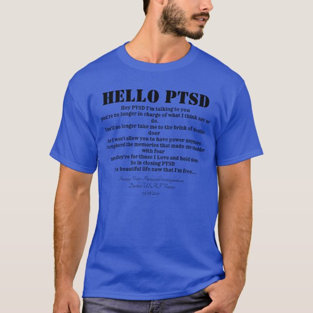 Bonjour T-shirt PTSD (Devant)