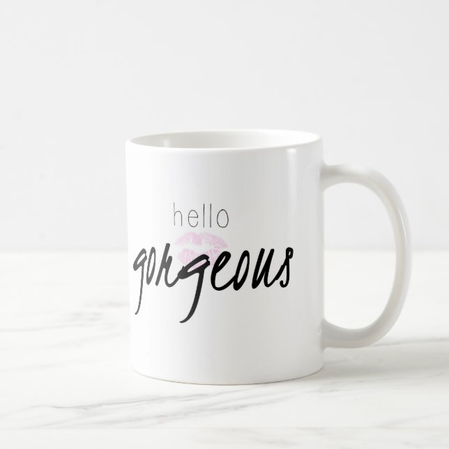 Bonjour tasse magnifique (Droite)