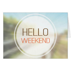 Bonjour week-end 2