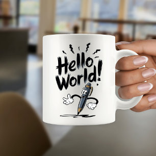 Bonjour World Mug cadeau de retour à l'école pour 