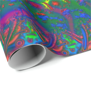 Bonkers 3D-Fraktal Geschenkpapier