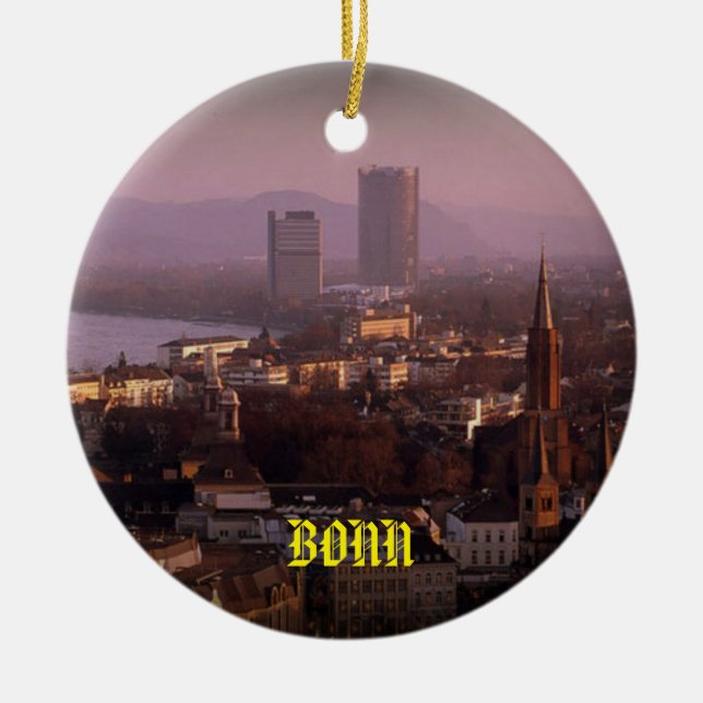Bonn Allemagne Pittoresque Noël Ornement (Devant)