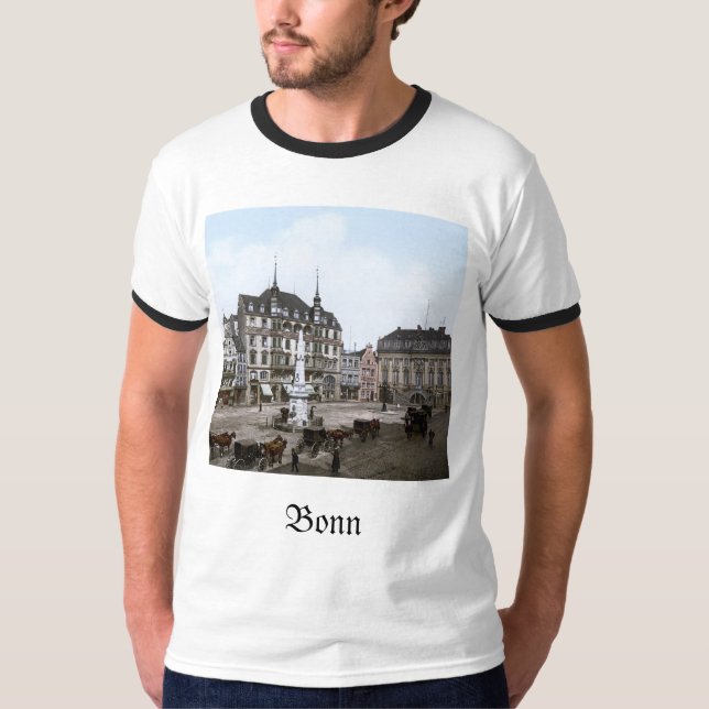 Bonn, Deutschland im 19. Jahrhundert T-Shirt (Vorderseite)