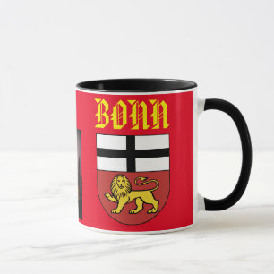 Bonn Deutschland landschaftlich und Wappen-Tasse Tasse