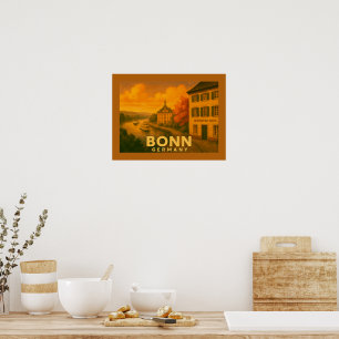 Bonn Deutschland Stadt Kunst Poster