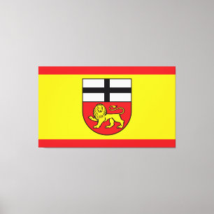 Bonn Flagge Stadt Deutschland Symbol Emblem Löwe Leinwanddruck