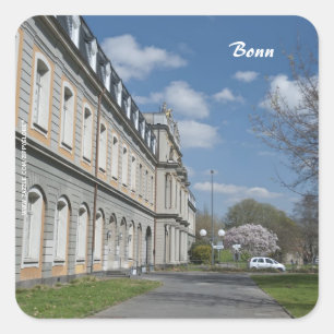 Bonn Quadratischer Aufkleber