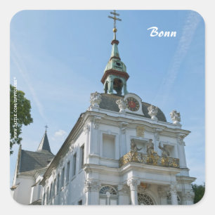 Bonn Quadratischer Aufkleber