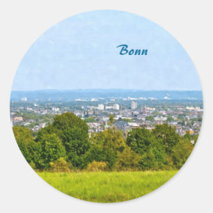 Bonn Runder Aufkleber