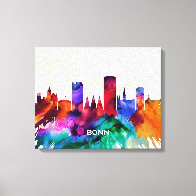 Bonn Skyline Leinwanddruck (Vorderseite)