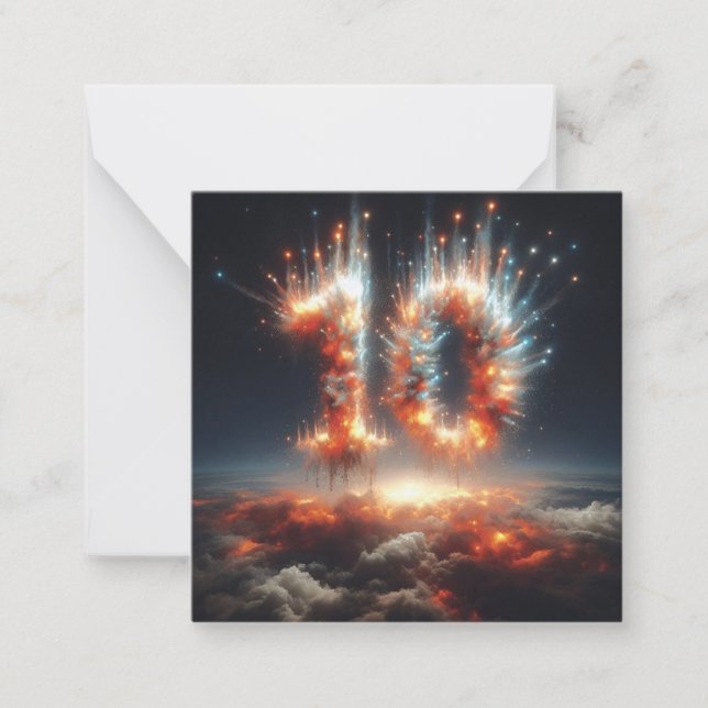 Bonne 10e carte de voeux B-Day (Devant)