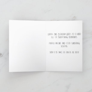 Bonne 2e carte d'anniversaire