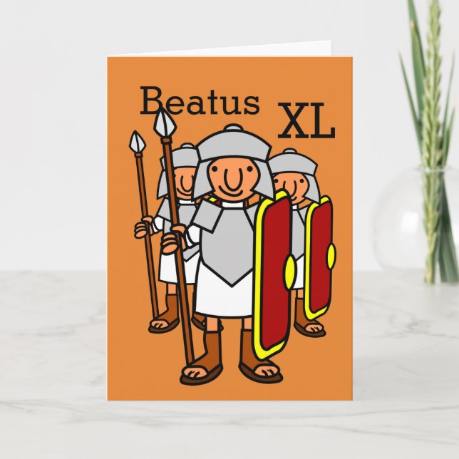 Bonne 40e anniversaire Légion Romaine Carte de voe (Devant)