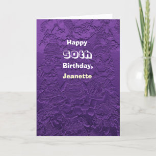 Bonne 50e anniversaire Carte de voeux Poupées viol