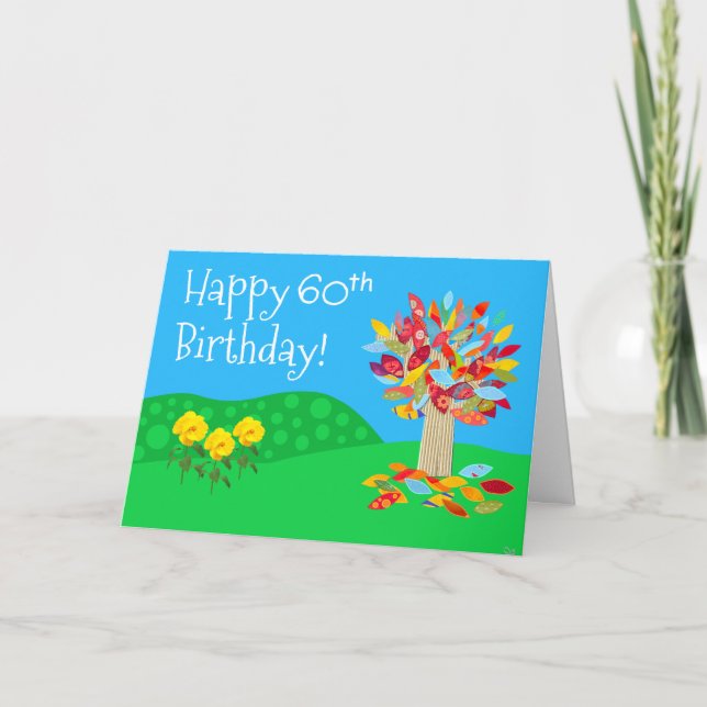 Bonne 60e carte d'anniversaire 2 par joimages (Devant)