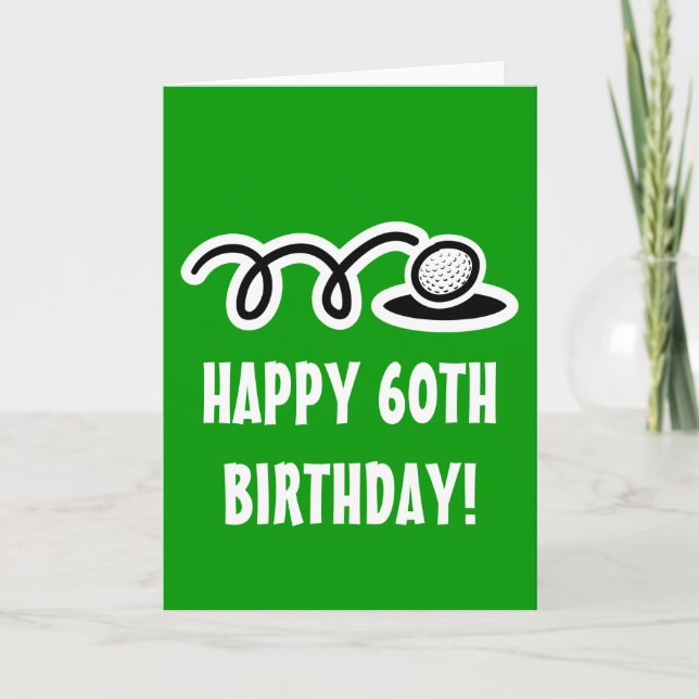 Bonne 60ème carte d'anniversaire pour les amateurs (Devant)