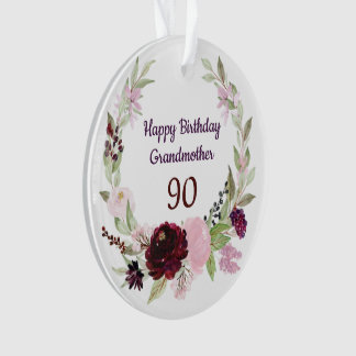 Bonne 90e anniversaire grand-mère