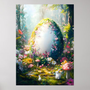 Bonne affiche de l'Imaginaire de la forêt d'oeufs 