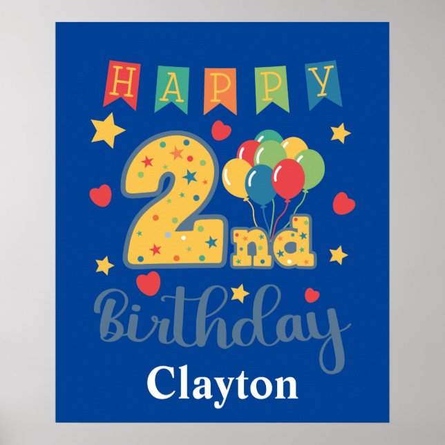 Bonne affiche du 2e anniversaire (Devant)