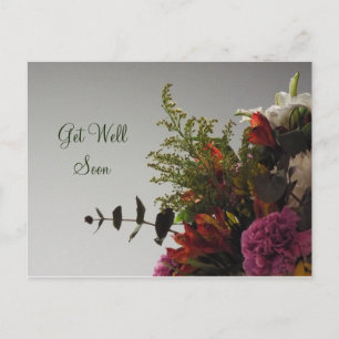 Bonne amélioration bientôt Bouquet Carte postale