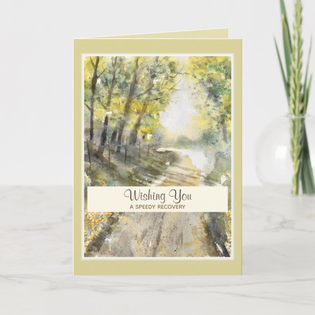 Bonne amélioration bientôt Carte de récupération r (Devant)