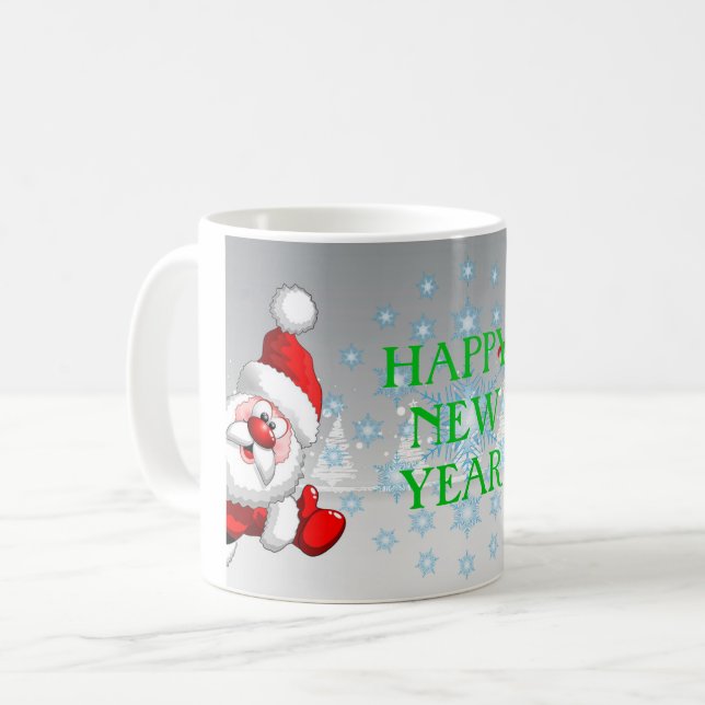 Bonne année 11 oz Mug classique (Devant gauche)