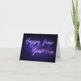 Bonne année Carte de voeux pliée