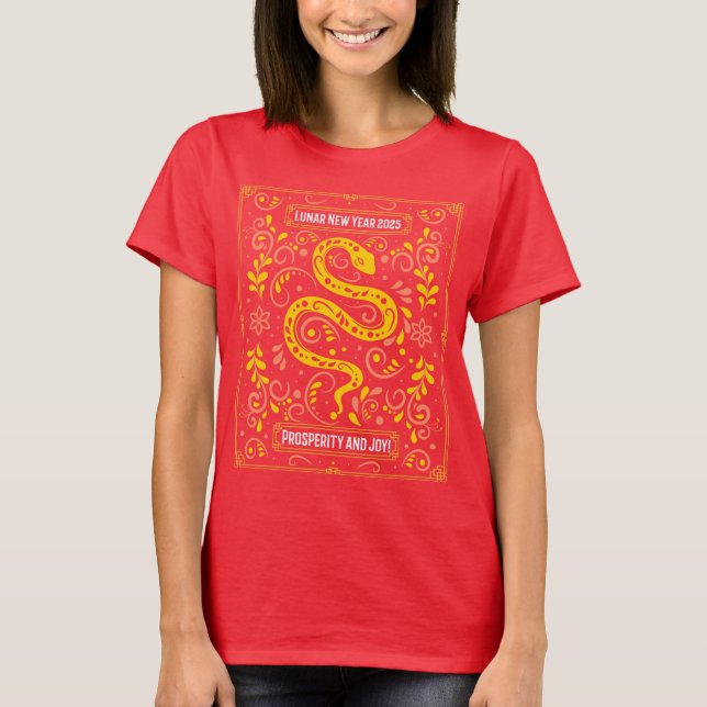 Bonne année chinoise 2025 T-shirt (Devant)