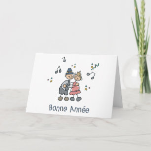 Bonne Annee Feiertagskarte