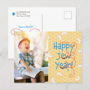 Bonne année juive Rosh Hashanah Carte photo