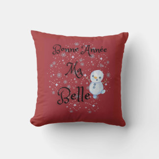 Bonne Année Ma Belle/ Glückliches Neues Jahr Kissen