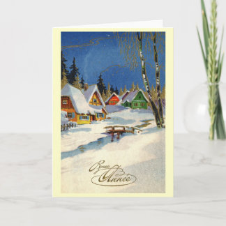 Bonne Annee neues Jahr-Franzosen 1933 Vintag Feiertagskarte