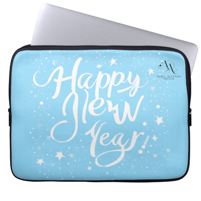 Bonne année" Sac élégant pour ordinateur portable (Devant)
