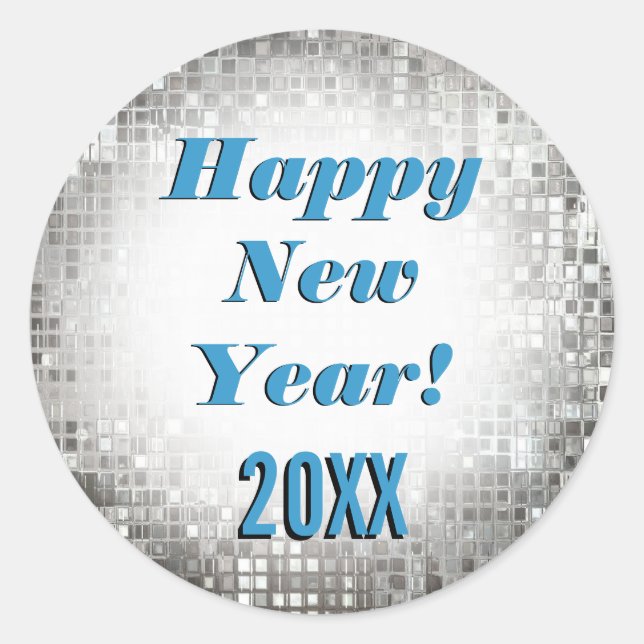 Bonne année ! Stickers Cool mousseux (Devant)