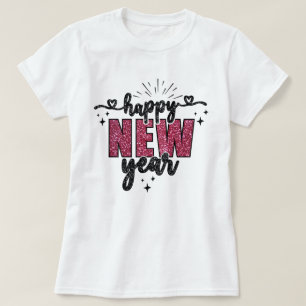 Bonne année   T-Shirt Festif Pailleté Nouvel An