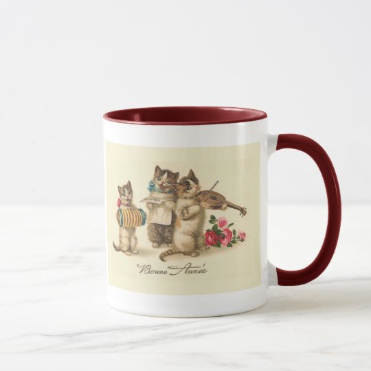 "Bonne Annee" Vintage französische neues Tasse