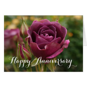 Bonne Anniversaire Burgundy Iceberg Rose #1-2 Cart