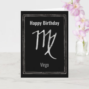 Bonne Anniversaire Virgo zodiac astrologie carte a