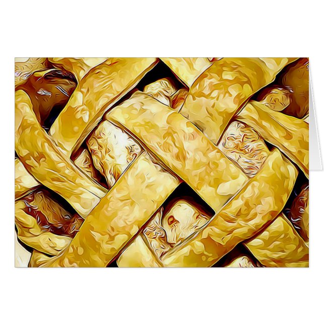Bonne Apple Pie Day Recette Carte (Devant horizontal)