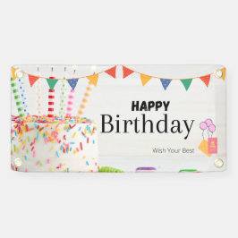 Bonne bannière d'anniversaire