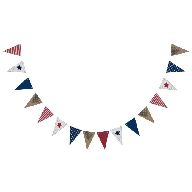 Bonne bannière de 4 juillet Bunting (Tout)