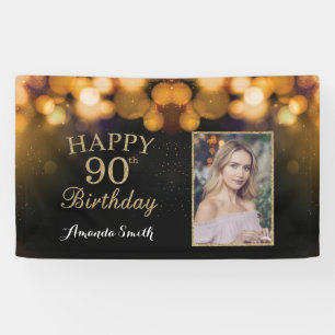Bonne bannière du 90e anniversaire. Photo Parties 
