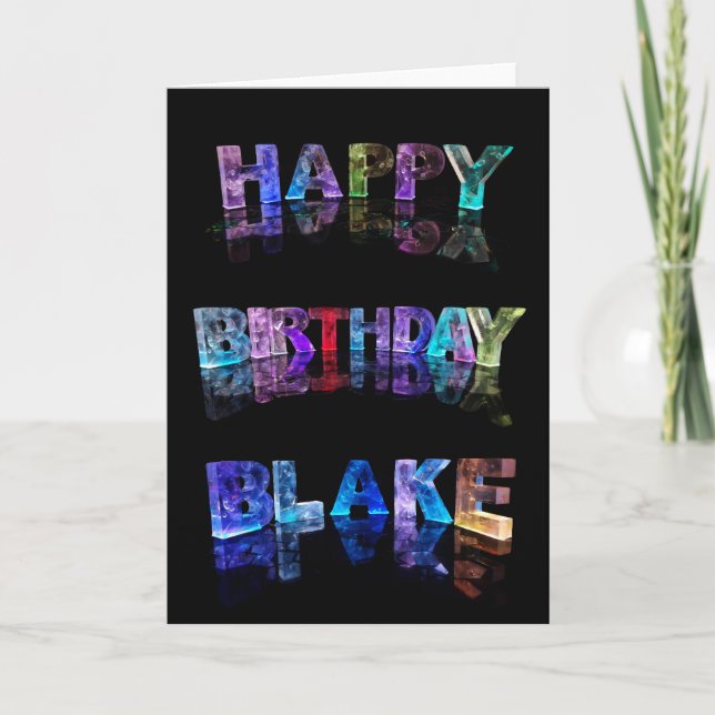 Bonne carte Blake Birthday (Devant)