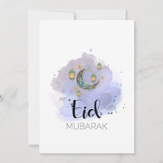 Bonne carte bleue Eid Moubarak