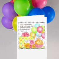 Bonne carte cadeau d'anniversaire