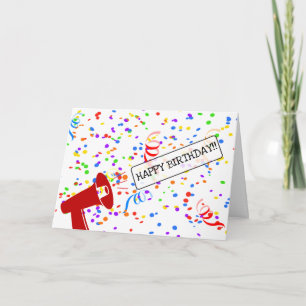 Bonne carte Confetti Anniversaire