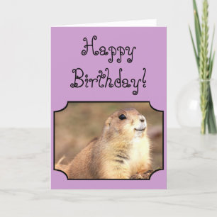 Bonne carte d'accueil pour Anniversaire des Prairi