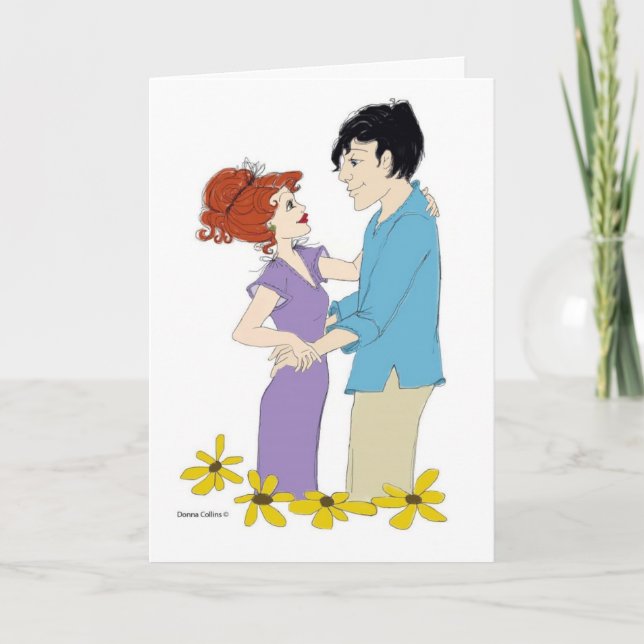 Bonne carte d'amour anniversaire (Devant)