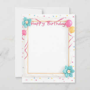 Bonne carte d'anniversaire
